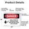 Signmission Electrical Panel Keep Clear Danger Sign, Aluminum, 24in W x 18in L, 2PK OS-2PACK-DS-A-1824-L-1030 - alternate 2